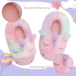 FUPPIA Girls Slippers Kids Slippers Non-Slip Soft Comfy Memory Foam Slippers for Little/Big Kids Indoor Outdoor Children Slippers - Image 3