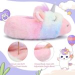 FUPPIA Girls Slippers Kids Slippers Non-Slip Soft Comfy Memory Foam Slippers for Little/Big Kids Indoor Outdoor Children Slippers - Image 4