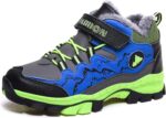 ZYLDK Kids Winter Snow Shoes Water Resistant Boys and Girls Trainers Warm Lining Walking Hiking Boots