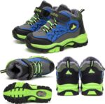 ZYLDK Kids Winter Snow Shoes Water Resistant Boys and Girls Trainers Warm Lining Walking Hiking Boots - Image 2