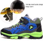 ZYLDK Kids Winter Snow Shoes Water Resistant Boys and Girls Trainers Warm Lining Walking Hiking Boots - Image 4