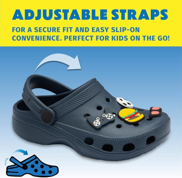 NorthSole Boys Clogs Childrens Sandals with Removable Charms Kids Beach Pool Shoes - Image 3
