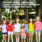 NorthSole Boys Clogs Childrens Sandals with Removable Charms Kids Beach Pool Shoes - Image 8