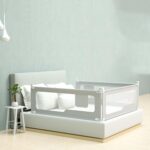 FOGUO Bed Rail for Twin Bed, Bed Guardrail for Kids, Travel Bed Guard Rail for Toddlers, Vertical Lifting Bed Guardrail, for Cribs, Twin, Double, Full Size Queen & King Bed - Image 2