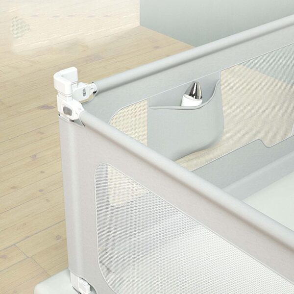 FOGUO Bed Rail for Twin Bed, Bed Guardrail for Kids, Travel Bed Guard Rail for Toddlers, Vertical Lifting Bed Guardrail, for Cribs, Twin, Double, Full Size Queen & King Bed - Image 3