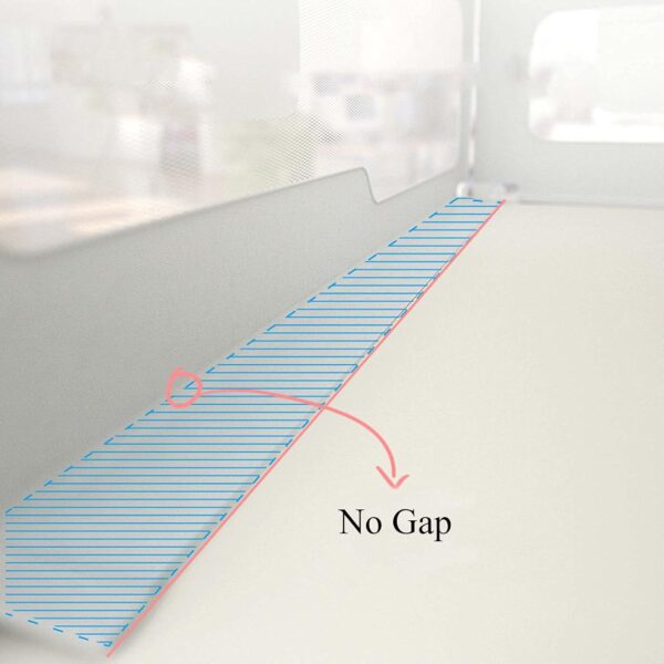 FOGUO Bed Rail for Twin Bed, Bed Guardrail for Kids, Travel Bed Guard Rail for Toddlers, Vertical Lifting Bed Guardrail, for Cribs, Twin, Double, Full Size Queen & King Bed - Image 4