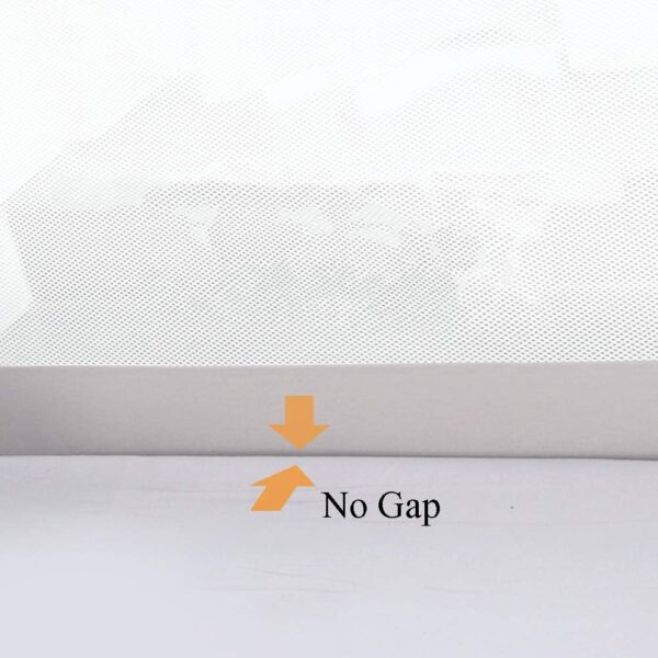 FOGUO Extra Long Safety Bed Rails for Toddlers, Bed Rail Guard for Crib, Vertical Lifting with Double Lock, Made of Mesh, for Kids Twin, Double, Queen & King Size, 4 Sides - Image 2