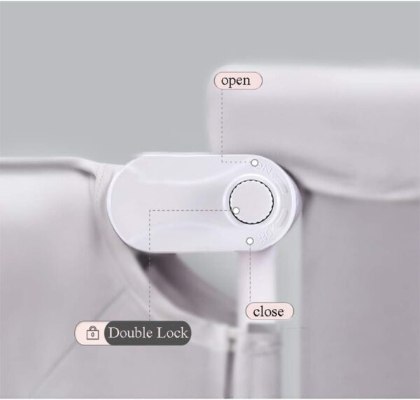 FOGUO Extra Long Safety Bed Rails for Toddlers, Bed Rail Guard for Crib, Vertical Lifting with Double Lock, Made of Mesh, for Kids Twin, Double, Queen & King Size, 4 Sides - Image 3