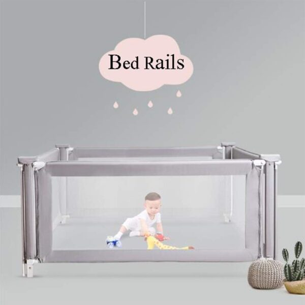 FOGUO Extra Long Safety Bed Rails for Toddlers, Bed Rail Guard for Crib, Vertical Lifting with Double Lock, Made of Mesh, for Kids Twin, Double, Queen & King Size, 4 Sides - Image 8