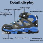 Unitysow Boys Trekking & Hiking Footwear Kids Walking Boots Waterproof Trainers Running Shoes Outdoor Camping Climbing Shoes Junior Sneakers - Image 2