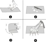 Tzvpsu Girls room decor,Gray Black Yellow Simple Design Washable Non-slip Carpet,modern bedroom accessories washable runner,80x160cm - Image 6