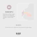 BIBS Colour Soother 4-Pack, BPA Free Dummy Pacifier, Round Nipple. Natural Rubber Latex, Made in Denmark. 6-18 Months (Pack of 4), Blush Glow Mix - Image 3