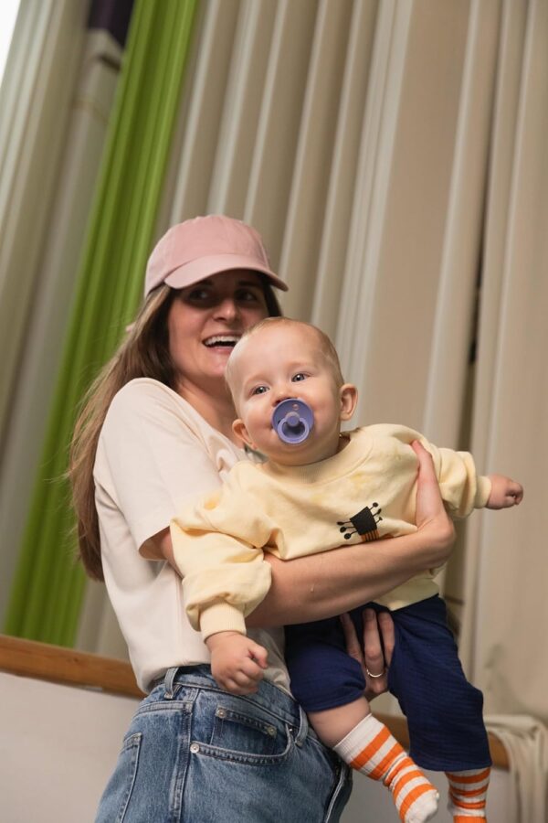 BIBS Colour Soother 4-Pack, BPA Free Dummy Pacifier, Round Nipple. Natural Rubber Latex, Made in Denmark. 6-18 Months (Pack of 4), Blush Glow Mix - Image 5