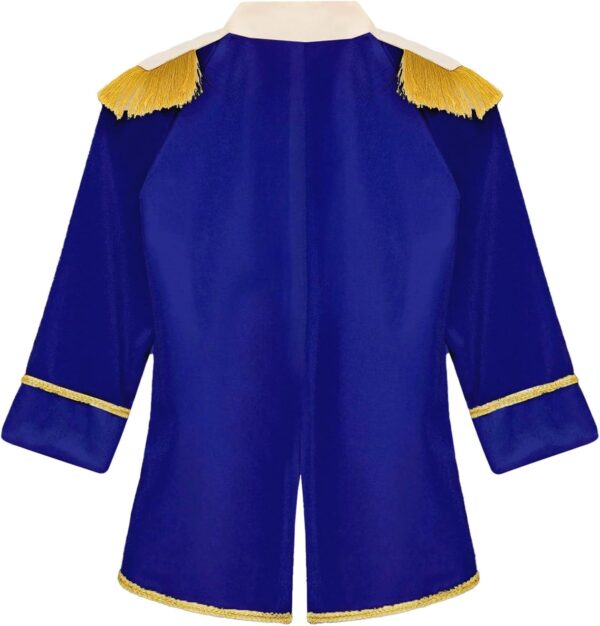 Rswnyirn Baby Boys Royal Prince Coat Kids Long Sleeve Jacket Blazers Tuxedo Toddler Fancy Outerwear - Image 2