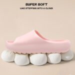 Jugsar Cloud Slides for Kids, Toddler Shower Slippers Children Bathroom Pool Sandals, Boys Girls Comfy Thick Sole Slippers, Summer Non-Slip Beach Shoes - Image 2