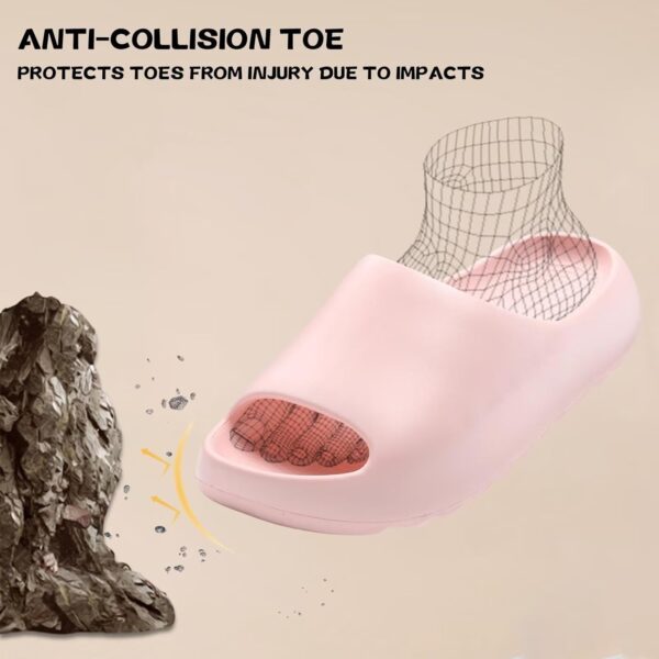 Jugsar Cloud Slides for Kids, Toddler Shower Slippers Children Bathroom Pool Sandals, Boys Girls Comfy Thick Sole Slippers, Summer Non-Slip Beach Shoes - Image 5