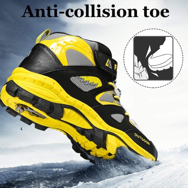 Unitysow Boys Trekking & Hiking Footwear Kids Walking Boots Waterproof Trainers Running Shoes Outdoor Camping Climbing Shoes Junior Sneakers - Image 4