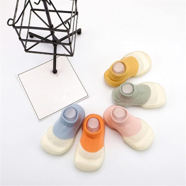 Jackets for Women UK Clearance Baby Shoes Toddler Sock Shoes Boys Girls First Walking Shoes Non Slip Shoes Soft Sole Sneakers Barefoot Shoes Toddler Infant Sock Baby Girl Shoes - Image 4