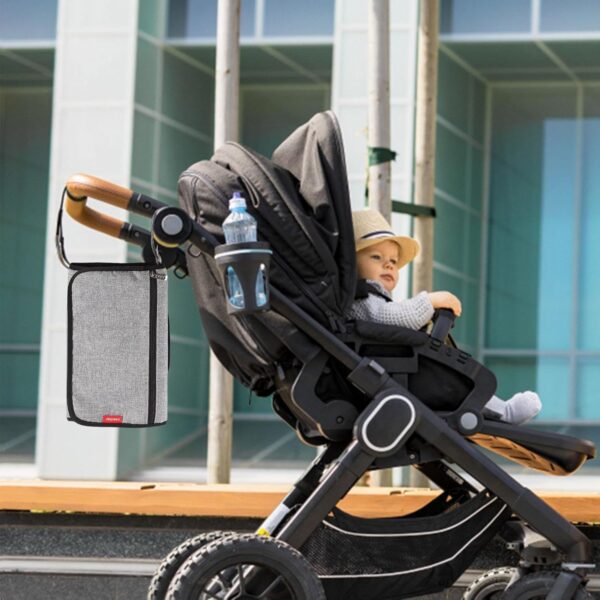 Foldable Diaper Changing Pad - Waterproof Folding Diaper Organizer Bag | Lightweight Changing Mat for Parks, Shopping Malls, Restaurants, Travel, Camping - Image 2