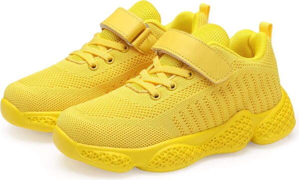 Shoful Kids Trainers Boys Tennis Shoes Girls Running Shoes Breathable Lightweight Fashion Sneakers Knit Athletic Walking Shoes - Image 6