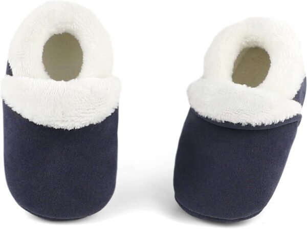 Cheerful Mario Baby Boys Girls Winter Shoes Home Slippers First Walking Shoes Pram Shoes - Image 2