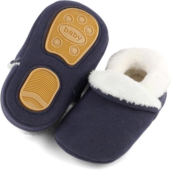 Cheerful Mario Baby Boys Girls Winter Shoes Home Slippers First Walking Shoes Pram Shoes - Image 4