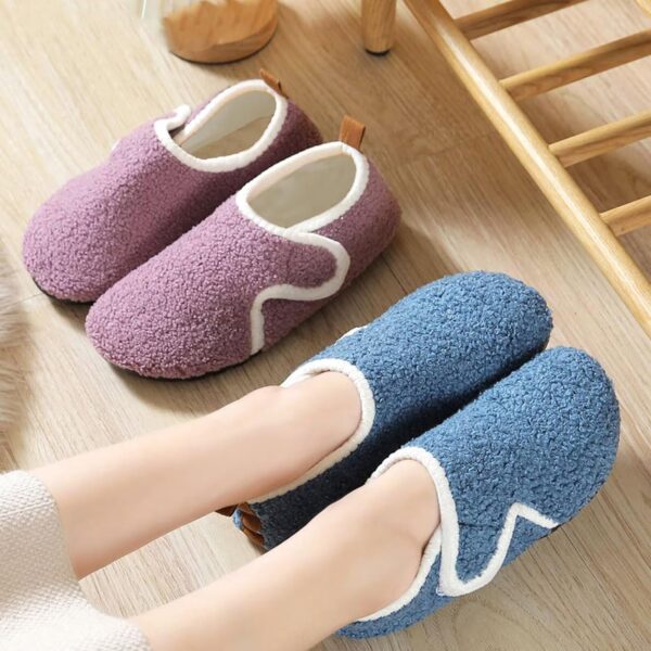 Cozozn Boys Girls Slippers Kids House Slippers Booties Indoor Shoes Easy Fasten Non Slip Sole - Image 2