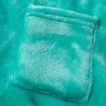 Kids' Bathrobe Hooded Flannel Solid Color Lounge Kids' Nightgown Pajamas Pyjamas For Kids Boys 13‐14 Sleepwear For Girls (Red, 2-3 Years) - Image 3