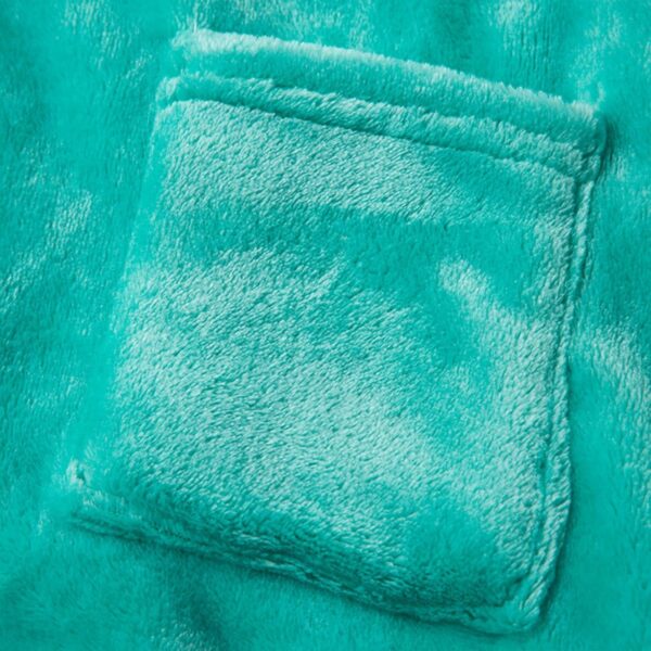 Kids' Bathrobe Hooded Flannel Solid Color Lounge Kids' Nightgown Pajamas Pyjamas For Kids Boys 13‐14 Sleepwear For Girls (Red, 2-3 Years) - Image 3