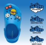 NorthSole Boys Clogs Childrens Sandals with Removable Charms Kids Beach Pool Shoes - Image 2