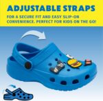 NorthSole Boys Clogs Childrens Sandals with Removable Charms Kids Beach Pool Shoes - Image 3