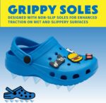 NorthSole Boys Clogs Childrens Sandals with Removable Charms Kids Beach Pool Shoes - Image 5