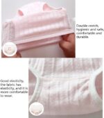 Premewish 4 Pack Baby Girls Underwear Kids Cotton Knickers Briefs Toddlers Summer Bloomers Training Pants Solid Color Diaper Cover for Infant Toddler 12-18 Months and 2-6 Years Old - Image 4