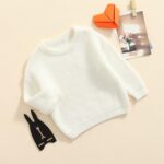 Baby Oversized Knitted Jumper Girls Boys Winter Ribbed Knit Sweater Chunky Pullover Long Sleeve Knitwear Top Soft Unisex Toddler Baby Clothes Autumn Outwear - Image 2