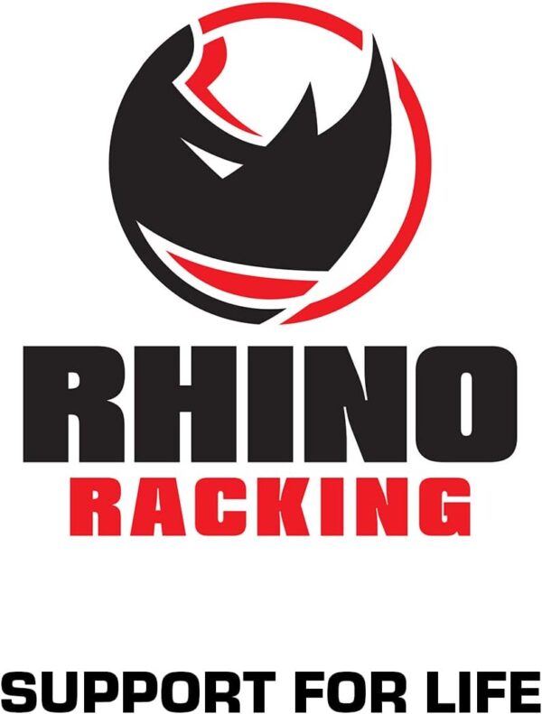 Rhino Racking - 4 Bays - 5 Tier Heavy-Duty Industrial Storage Shelves - Black - 180x120x60cm - Image 8