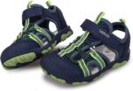 UOVO Boys Sandals Closed Toe Outdoor Sandals Trekking Hiking Sandals Athletic Summer Shoes Size 7 Toddler to 5 Big Kids