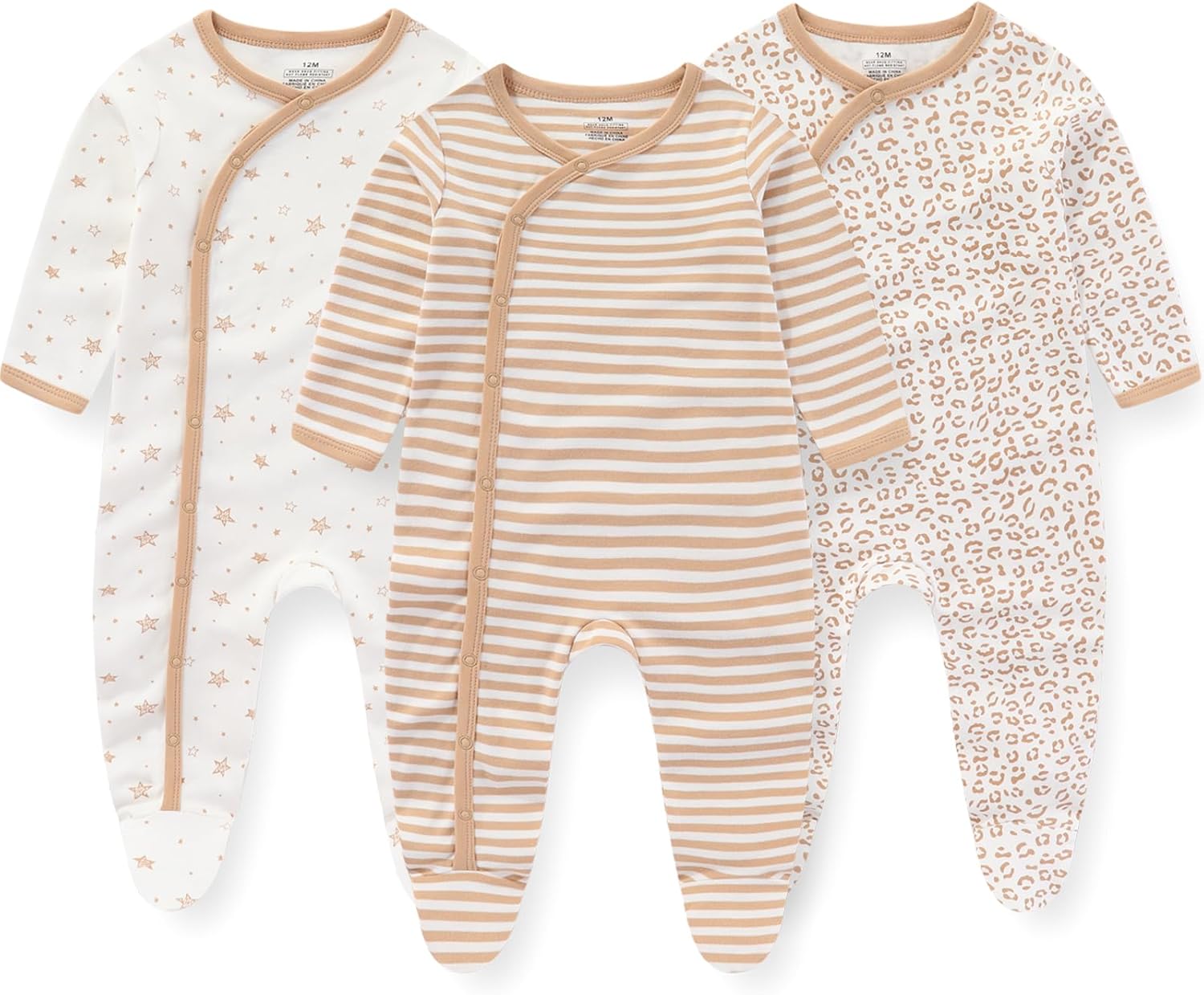 1742023755_71zkUfPjbSL._AC_SL1500_.jpg MAMIMAKA Baby Clothes Unisex Newborn Baby Grow one-Piece for Boys and Girls - Image 1