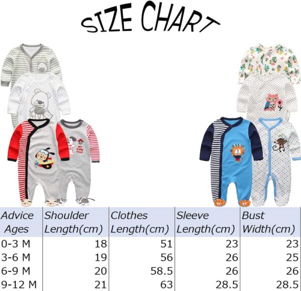 MAMIMAKA Baby Clothes Unisex Newborn Baby Grow one-Piece for Boys and Girls - Image 7
