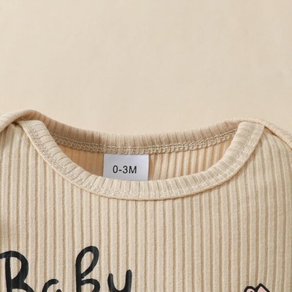 JiAmy Baby Girls Outfits Summer, 3PCS Koala Animal Printed Short Sleeve Bodysuit Shorts with Headband Newborn Clothes Sets for 0-18 Months - Image 2