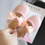 liaddkv Leather Toddler Shoes Girls Infant Baby Knot Kids Princess Sandals Baby Shoes Baby Shoes Size 4 Girls - Image 3
