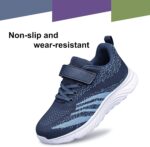 LOUSST Trainers Kids School Shoes for Boys and Girls Toddlers Hook and Loop Running Shoes Athletic Sneakers - Image 4