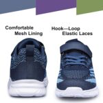 LOUSST Trainers Kids School Shoes for Boys and Girls Toddlers Hook and Loop Running Shoes Athletic Sneakers - Image 5