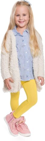 hi!mom Winter Children Leggings Full Length Cotton Kids Pants Thermal Material Thick Winter Kids Leggings Warm Breathable Children Pants Casual Daily Kids Girls Leggings All Ages CHILD28