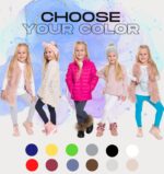 hi!mom Winter Children Leggings Full Length Cotton Kids Pants Thermal Material Thick Winter Kids Leggings Warm Breathable Children Pants Casual Daily Kids Girls Leggings All Ages CHILD28 - Image 5
