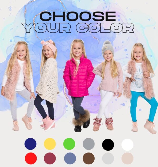 hi!mom Winter Children Leggings Full Length Cotton Kids Pants Thermal Material Thick Winter Kids Leggings Warm Breathable Children Pants Casual Daily Kids Girls Leggings All Ages CHILD28 - Image 5