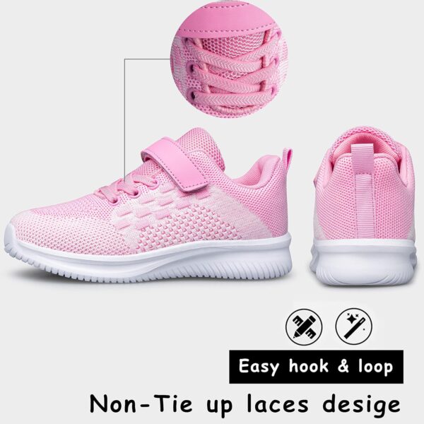 Boys Girls Trainers Kids Shoes Unisex Lightweight Breathable Athletic Running Tennis Fitness Sneakers for Toddler/Little Kid/Big Kid - Image 4