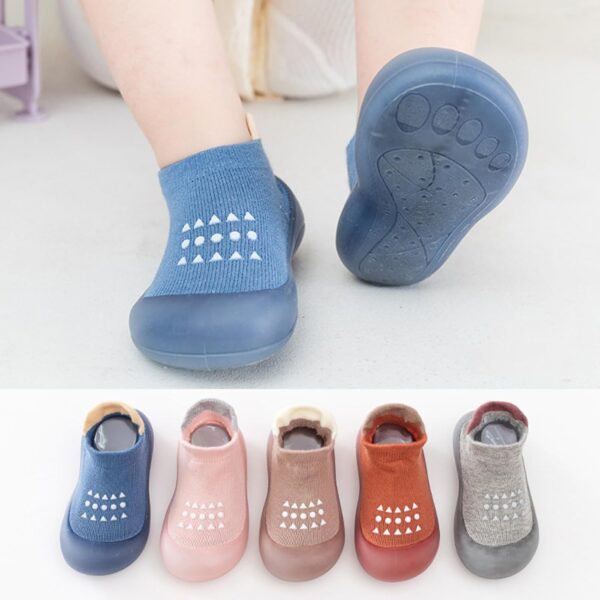 Baby Shoes Sock Baby Boys Grirls First Walking Shoes Infant Non-Slip Outdoor Indoor Slippers - Image 3