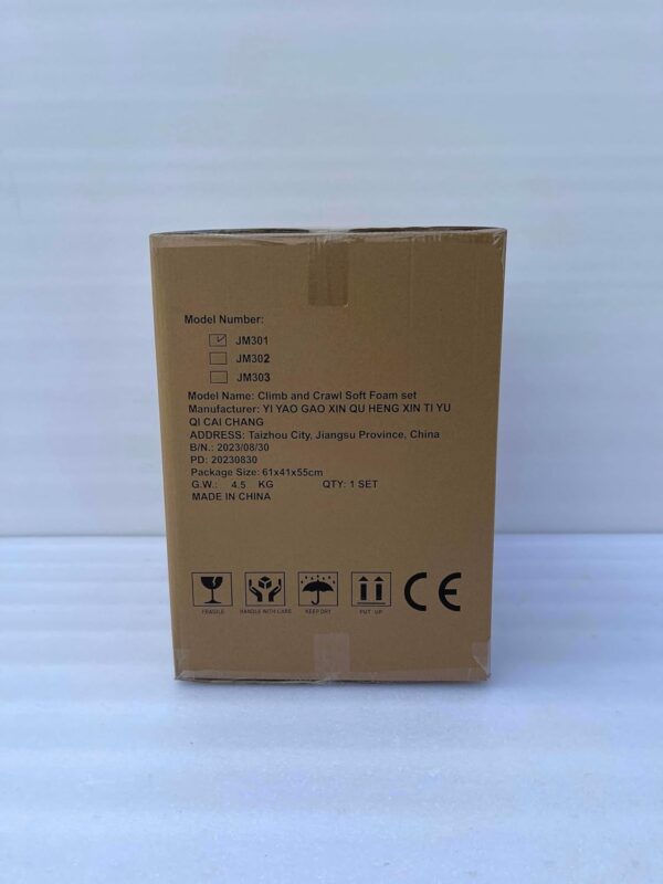 CUPCHID Soft Play Set,Baby Foam Blocks Climb and Crawl Activity Toys,6-Piece Climb and Crawl Play Equipment for Toddlers,Kids' Indoor Climbers Play Structures（Color - Image 2