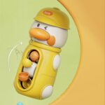 Generic Baby for 6 Month Old Toddlers 1 2 3 Years Old Elephant Bathtub Toys With Rotatable Waterwheel/Eyes Bathroom Strong Suckers Water Bath Toys For Toddlers Boys Girls Toddlers Learning (Purple, O - Image 2