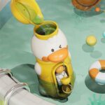 Generic Baby for 6 Month Old Toddlers 1 2 3 Years Old Elephant Bathtub Toys With Rotatable Waterwheel/Eyes Bathroom Strong Suckers Water Bath Toys For Toddlers Boys Girls Toddlers Learning (Purple, O - Image 7